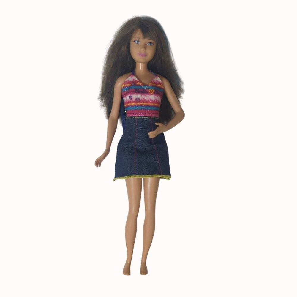 Barbie Life In The Dreamhouse Sisters Camping Doll Skipper Redressed Blue Streak